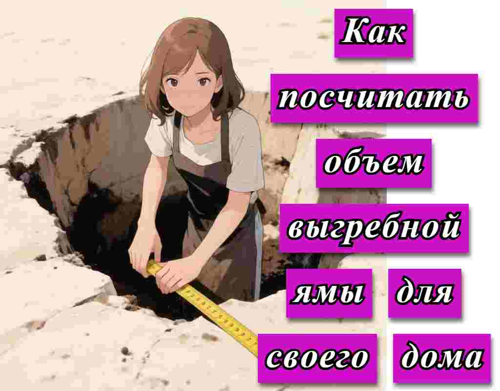 Точный расчет строительства нужного объема выгребной ямы по количеству человек в частном доме