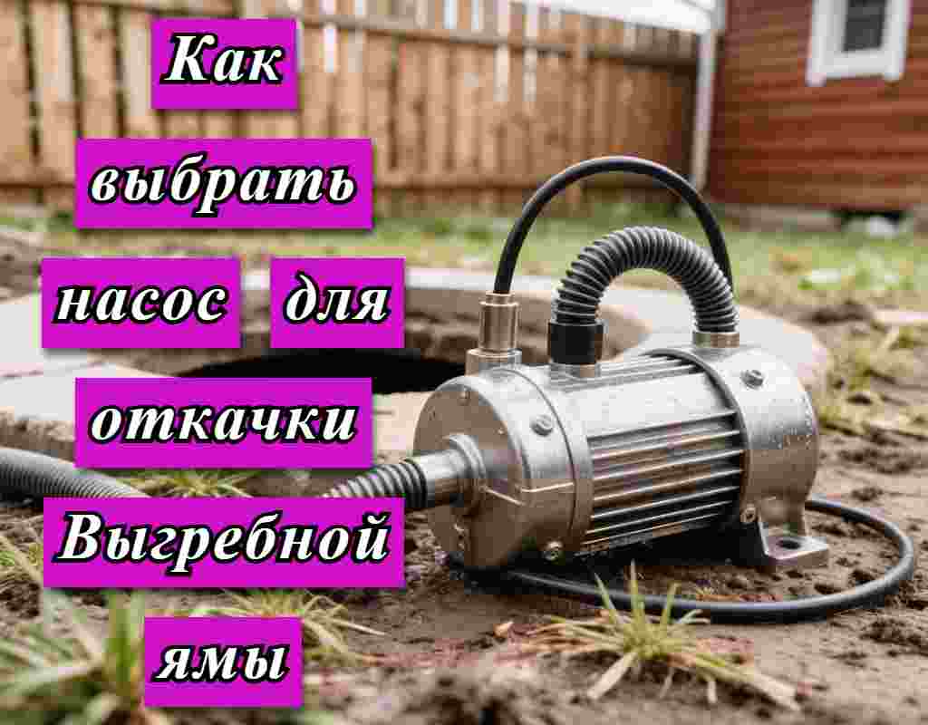 Какой насос выбрать: чтобы откачать выгребную яму — гид по типам, характеристикам и бюджету