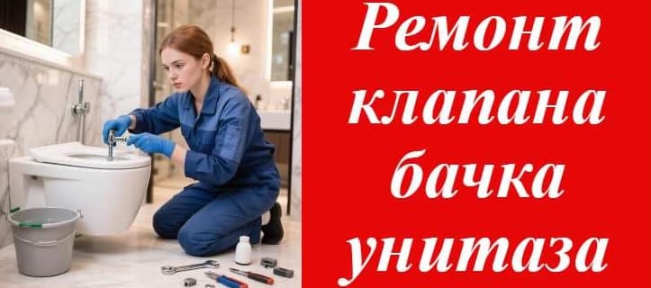 Как починить клапан бачка унитаза своими руками
