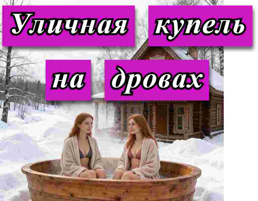 Купель на улице на дровах: гид по выбору, монтажу и эксплуатации