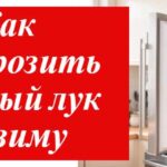 девушка убирает зелёный лук в холодильник на картинке