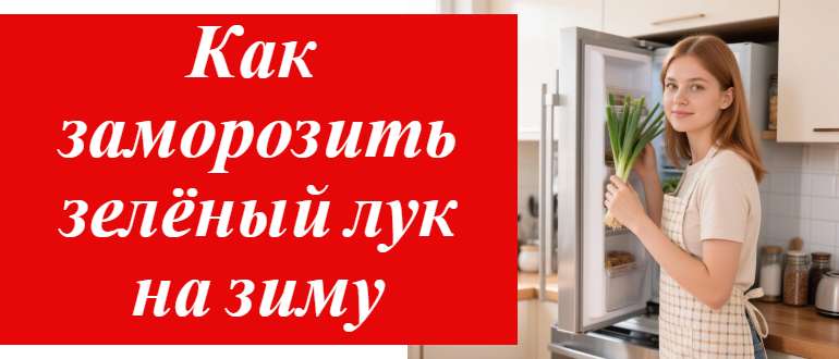 Как заморозить зелёный лук и кушать его зимой: сохраняя витамины и аромат